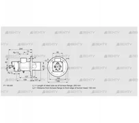 BIO 65HB-200/135-(34A)E (84099565) Газовая горелка Kromschroder