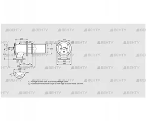 ZIC 165HB-0/235-(18)D (84246514) Газовая горелка Kromschroder