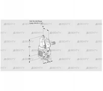 VAS3-/65R/NQSR (88008247) Газовый клапан Kromschroder