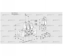 VCS3E50F/50F05NNWSR3/PP3-/PPZS (88103487) Сдвоенный газовый клапан Kromschroder