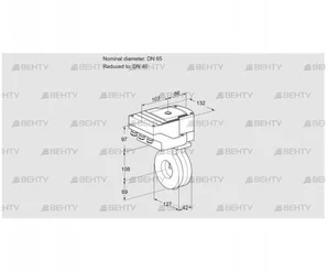 IBG65/40Z05/20-30W3TR10 (88301350) Дроссельная заслонка Kromschroder