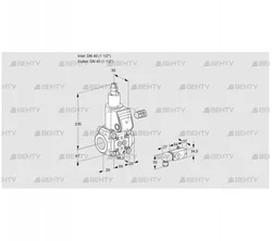 VAS240R/LW (88026003) Газовый клапан Kromschroder