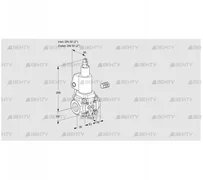 VAS350R/LKGL (88010304) Газовый клапан Kromschroder