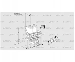 VCG3E50R/50R05NGNVWL/PPPP/2-PP (88107194) Клапан с регулятором соотношения Kromschroder