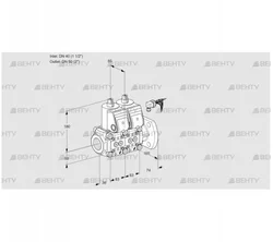 VCS3E40R/50F05NNWR/PPPP/PPPP (88107718) Сдвоенный газовый клапан Kromschroder