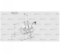 VCH1E15R/15R05NHEVQR/PPPP/PPPP (88104141) Клапан с регулятором расхода Kromschroder