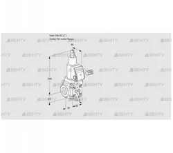 VAS350/-R/LWGR (88032508) Газовый клапан Kromschroder