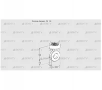 BVGF150Z05 (88300007) Дроссельная заслонка Kromschroder