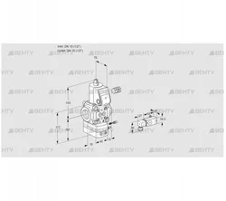 VAG115R/NWBE (88017626) Газовый клапан с регулятором соотношения Kromschroder