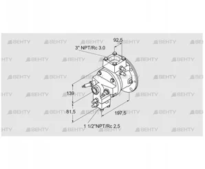 TJ28.0100-A1DMATNC4E2FAB0 (85401198) Газовая горелка Kromschroder