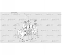 VCS3E50F/50F05NNVKGR3/PPPP/PPPP (88107632) Сдвоенный газовый клапан Kromschroder