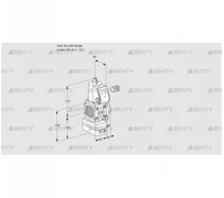 VAV2-/40R/NWAK (88007172) Газовый клапан с регулятором соотношения Kromschroder