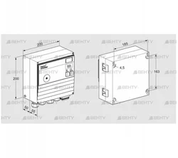 BCU460-10/1LW3GBS4B1/1 (88610931) Блок управления горением Kromschroder