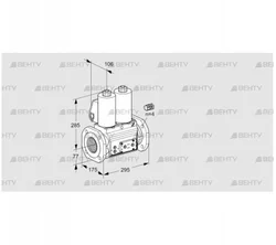 VCS665F05NNWL3E/PPPP/PPPP (88204584) Сдвоенный газовый клапан Kromschroder