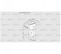 IBG40Z05/40A2D (88302492) Дроссельная заслонка Kromschroder