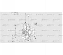 VAD3E50R/50F05FD-100VWR/PP/PP (88106148) Газовый клапан с регулятором давления Kromschroder