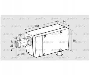 UVC 1L3G1A (84320302) УФ датчик пламени Kromschroder