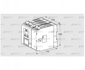 FCU500QC0F0H0K2-E (88621450) Автомат безопасности агрегатов Kromschroder