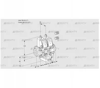 VCH1E25R/15R05NHEVWR3/PPPP/PPPP (88102579) Клапан с регулятором расхода Kromschroder