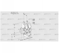 VCG2E40R/40R05NGEQR3/PPPP/PPPP (88100482) Клапан с регулятором соотношения Kromschroder