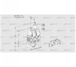 VCD2E40R/40R05FD-100LWR3/3--3/PPPP (88103881) Регулятор давления Kromschroder