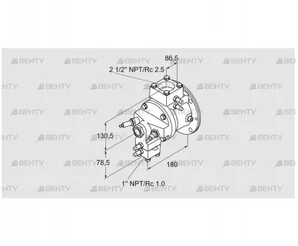 TJ28.0075-A1AMATPB1D9FSN0 (85401046) Газовая горелка Kromschroder