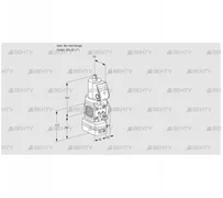 VAD1T-/25N/NQSR-50A (88020996) Газовый клапан с регулятором давления Kromschroder