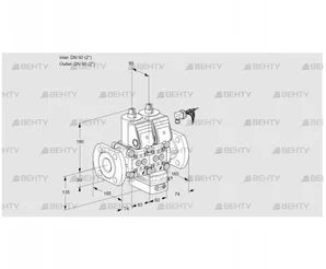 VCG3E50F/50F05NGKWR/PPPP/PPPP (88103798) Клапан с регулятором соотношения Kromschroder