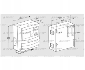 BCU460W3P6C0D0000K1E1-/LM400WF3O0E1- (88680039) Блок управления горением Kromschroder