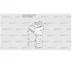 IBGF50/40Z05/20-60W3E (88301989) Дроссельная заслонка Kromschroder