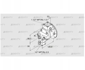 TJ28.0025-A1AHSCNA9D2FSB0 (85401197) Газовая горелка Kromschroder