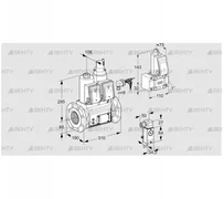 VCS780F05NLWRE/PPZ-/P3PP (88207924) Сдвоенный газовый клапан Kromschroder