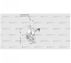 VAS3-/40R/NK (88028321) Газовый клапан Kromschroder