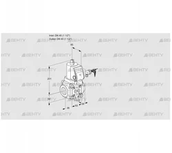 VAS340R/NWGR (88005993) Газовый клапан Kromschroder