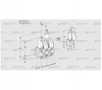 VCS3E50R/50R05NLWR/PPPP/ZSPP (88104981) Сдвоенный газовый клапан Kromschroder