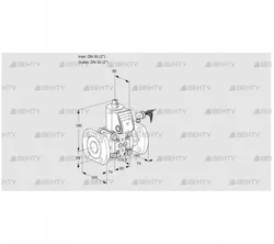 VAS350F/NW (88016732) Газовый клапан Kromschroder