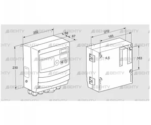 BCU460W8P2C0D0000K2E1-/LM400WF3O1E1- (88680221) Блок управления горением Kromschroder