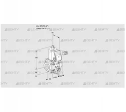 VAS350R/NW (88001312) Газовый клапан Kromschroder