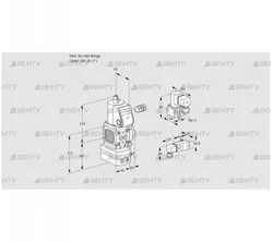 VAD1-/25R/NW-100A (88000897) Газовый клапан с регулятором давления Kromschroder