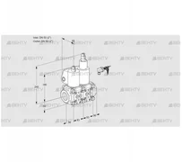 VCS3E50R/50R05NLQL/PPPP/PPPP (88104766) Сдвоенный газовый клапан Kromschroder