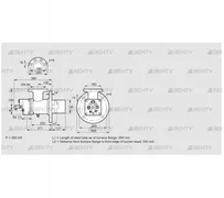 BIO 140RB-350/335-(47)E (84008048) Газовая горелка Kromschroder