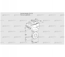 IBGF150/100Z05/40A2A (88302410) Дроссельная заслонка Kromschroder