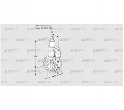 VAS3T65N/LWSR (88021035) Газовый клапан Kromschroder