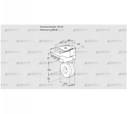 IBG50/40Z05/20-30W3E (88301386) Дроссельная заслонка Kromschroder