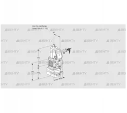 VAG2-/40R/NKAN (88017234) Газовый клапан с регулятором соотношения Kromschroder