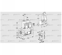 VCS8100F05NNWR3E/3-Z-/4-3P (88207236) Сдвоенный газовый клапан Kromschroder