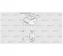 IBHS50W01A/40A3A (88303306) Дроссельная заслонка Kromschroder