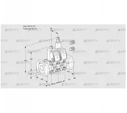 VCS3E50F/50F05NLWR3/PPPP/PPPP (88100296) Сдвоенный газовый клапан Kromschroder