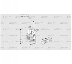 VAS3-/40R/NK (88032153) Газовый клапан Kromschroder