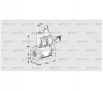 VCS8100F05NLKGRB/PPPP/PPPP (88207270) Сдвоенный газовый клапан Kromschroder